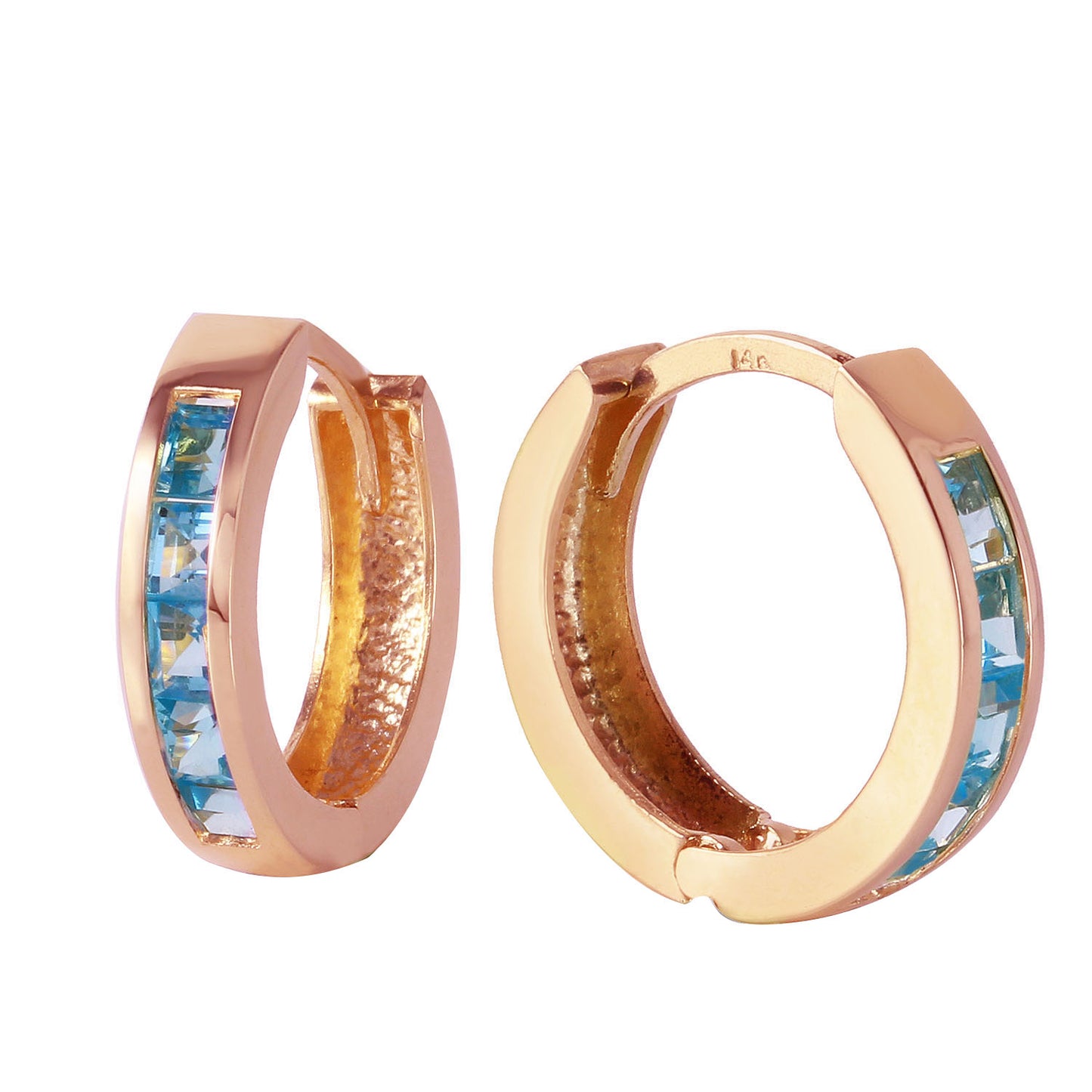Celestial Sparkle Blue Topaz Earrings
