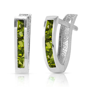 Huggie Haven Peridot Earrings