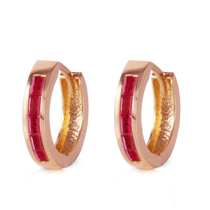 Celestial Sparkle Ruby Earrings
