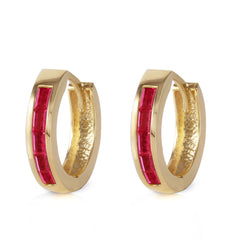 Celestial Sparkle Ruby Earrings