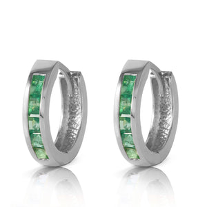 Celestial Sparkle Emerald Earrings