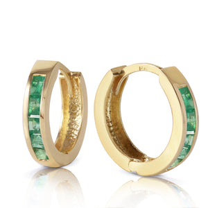 Celestial Sparkle Emerald Earrings