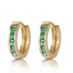 Celestial Sparkle Emerald Earrings