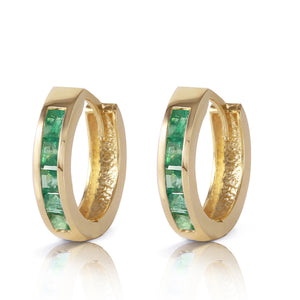 Celestial Sparkle Emerald Earrings