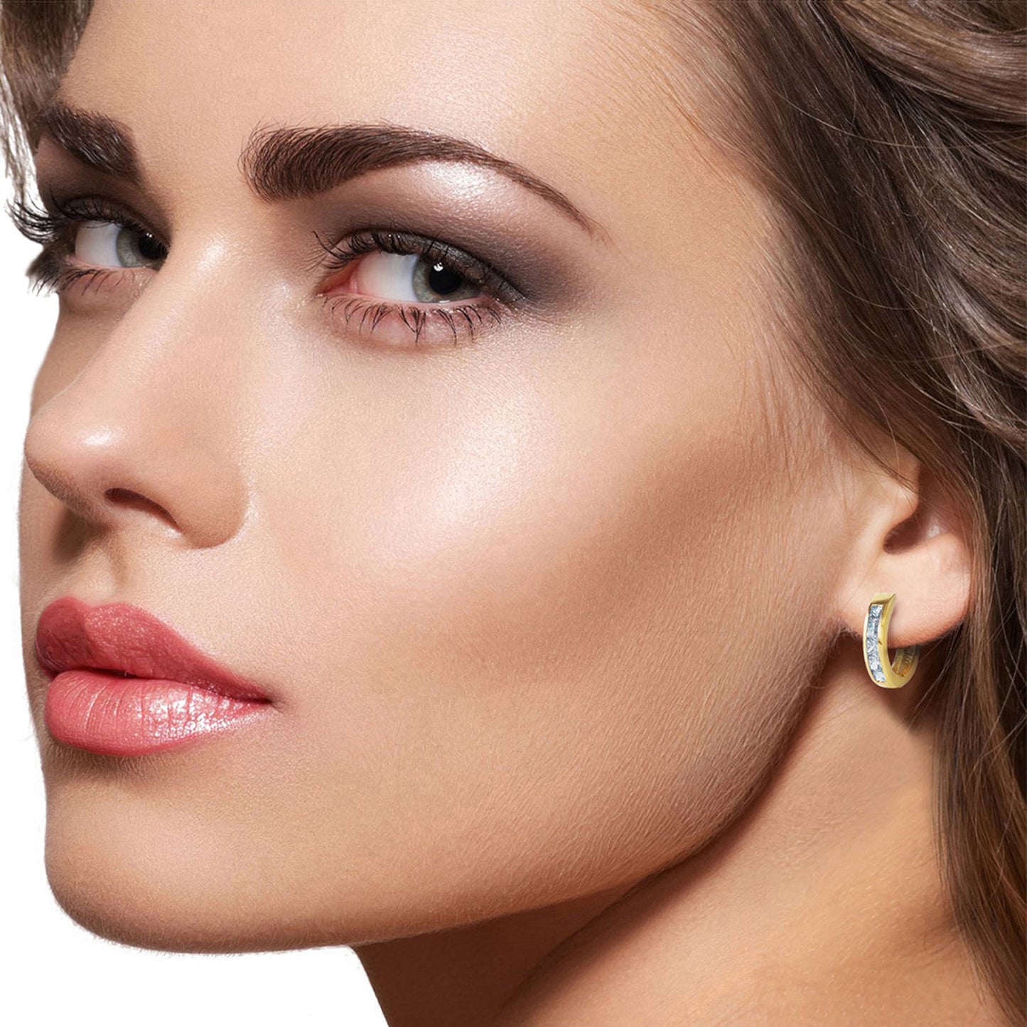 Celestial Sparkle Aquamarine Earrings