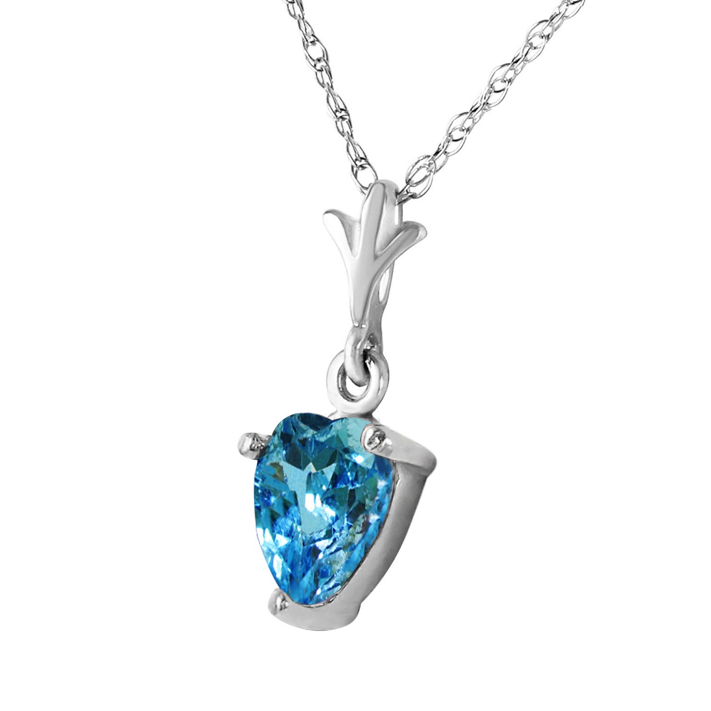 Eternal Love Blue Topaz Necklace