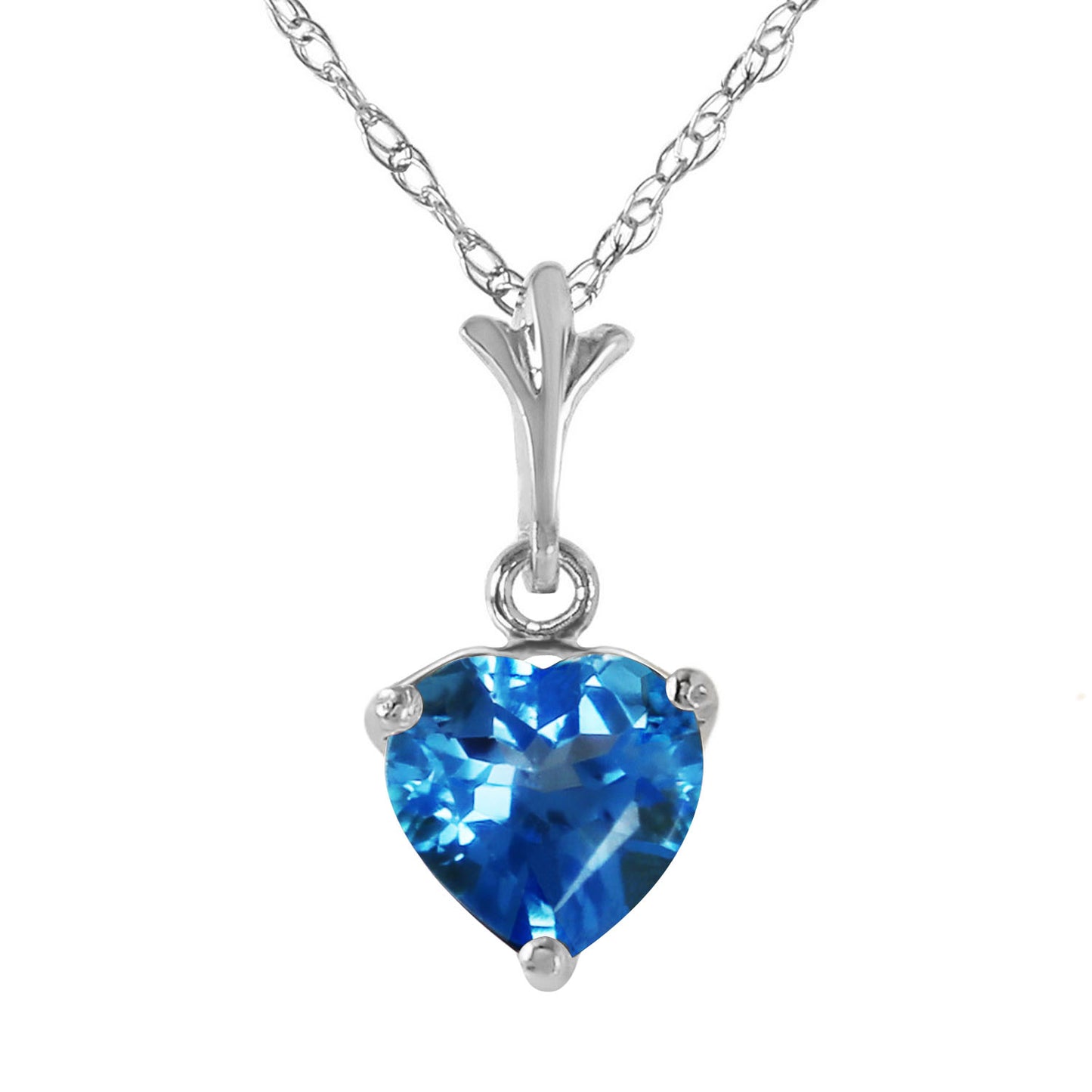 Eternal Love Blue Topaz Necklace