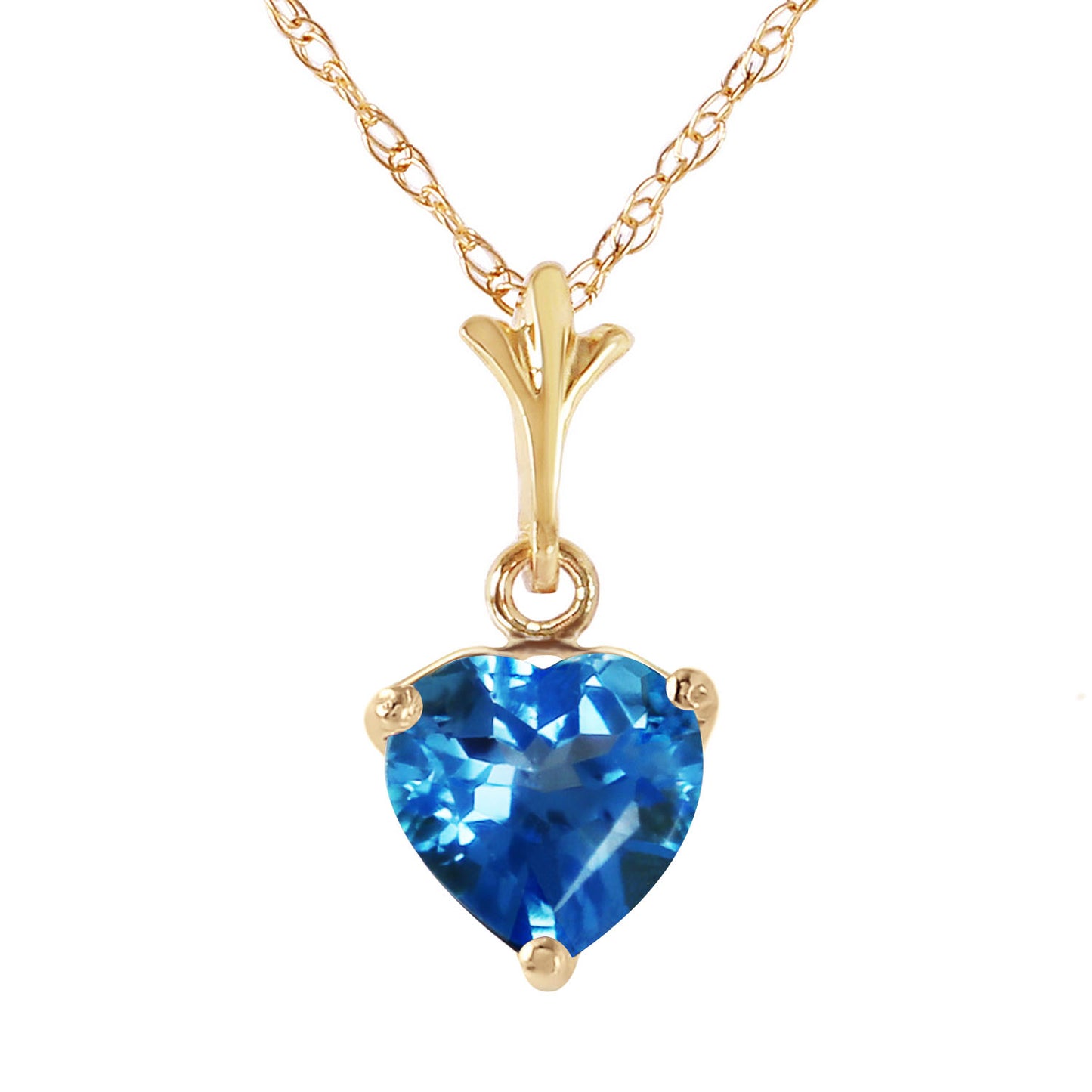 Eternal Love Blue Topaz Necklace