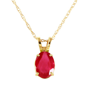 Tranquil Moon Ruby Necklace
