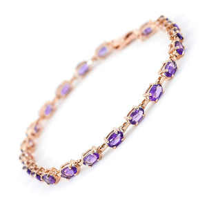 Timeless Essentials Amethyst Tennis Bracelet