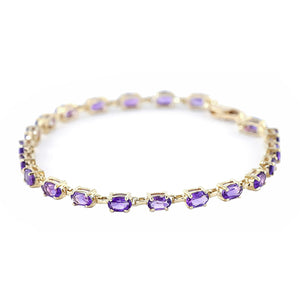 Timeless Essentials Amethyst Tennis Bracelet