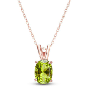 Tranquil Moon Peridot Necklace