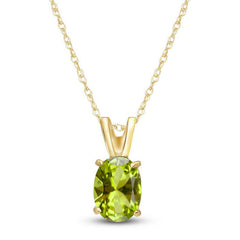 Tranquil Moon Peridot Necklace