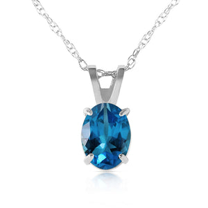Tranquil Moon Blue Topaz Necklace