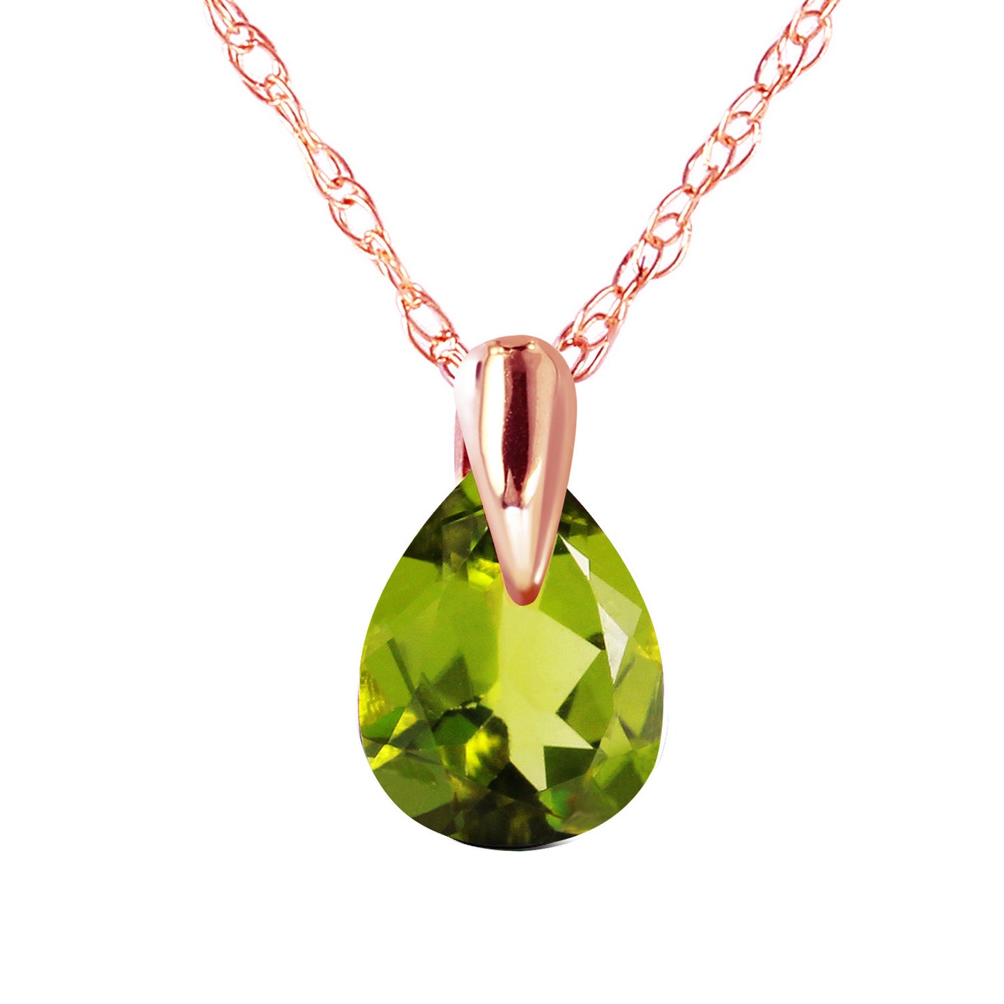 Hidden Light Peridot Necklace