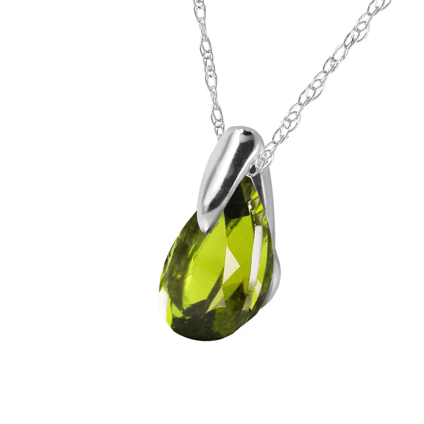 Hidden Light Peridot Necklace