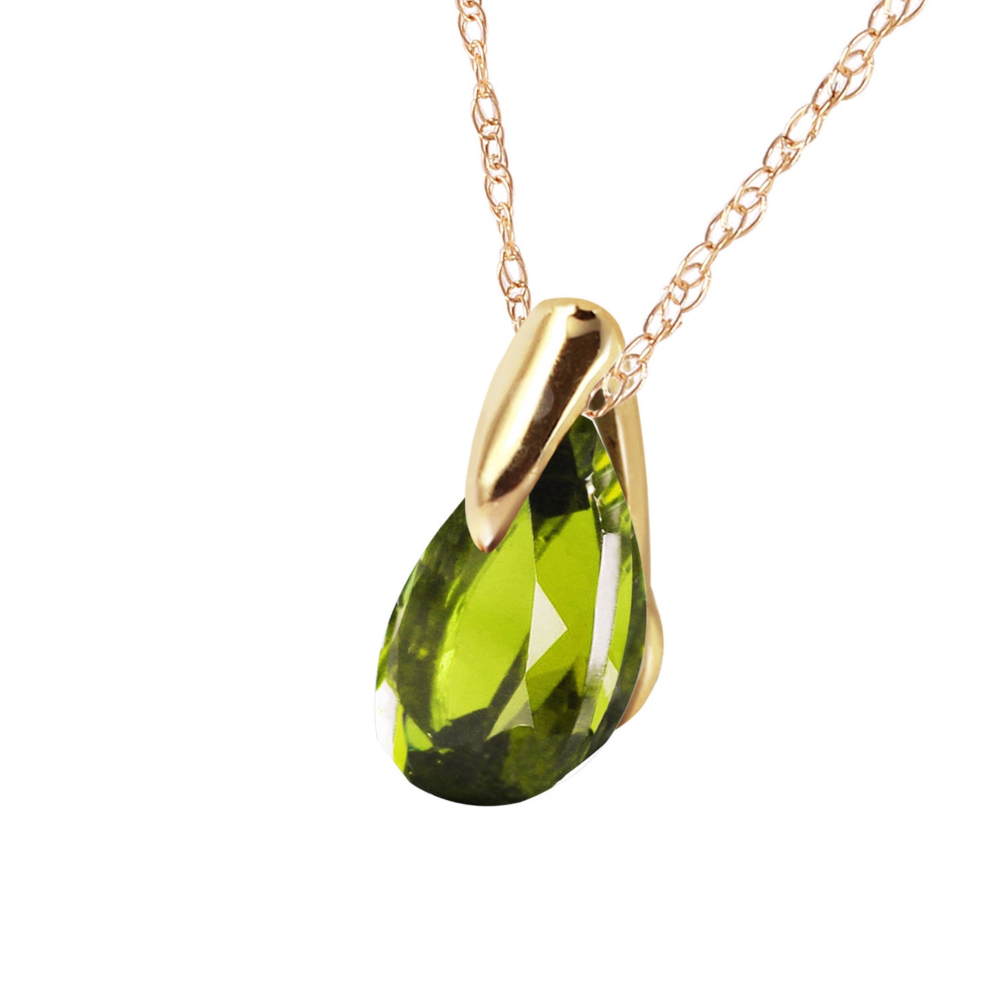 Hidden Light Peridot Necklace