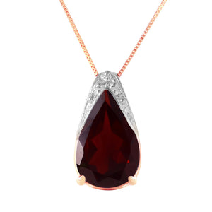 Moonlit Serenity Garnet Chain