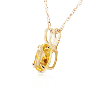 Tranquil Moon Citrine Necklace
