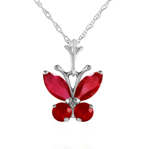 Autumn Breeze Ruby Necklace