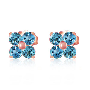 Garden Gem Blue Topaz Earrings