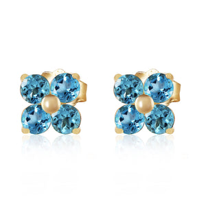 Garden Gem Blue Topaz Earrings