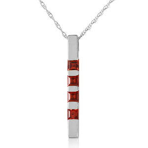 Evergreen Harmony Garnet Necklace