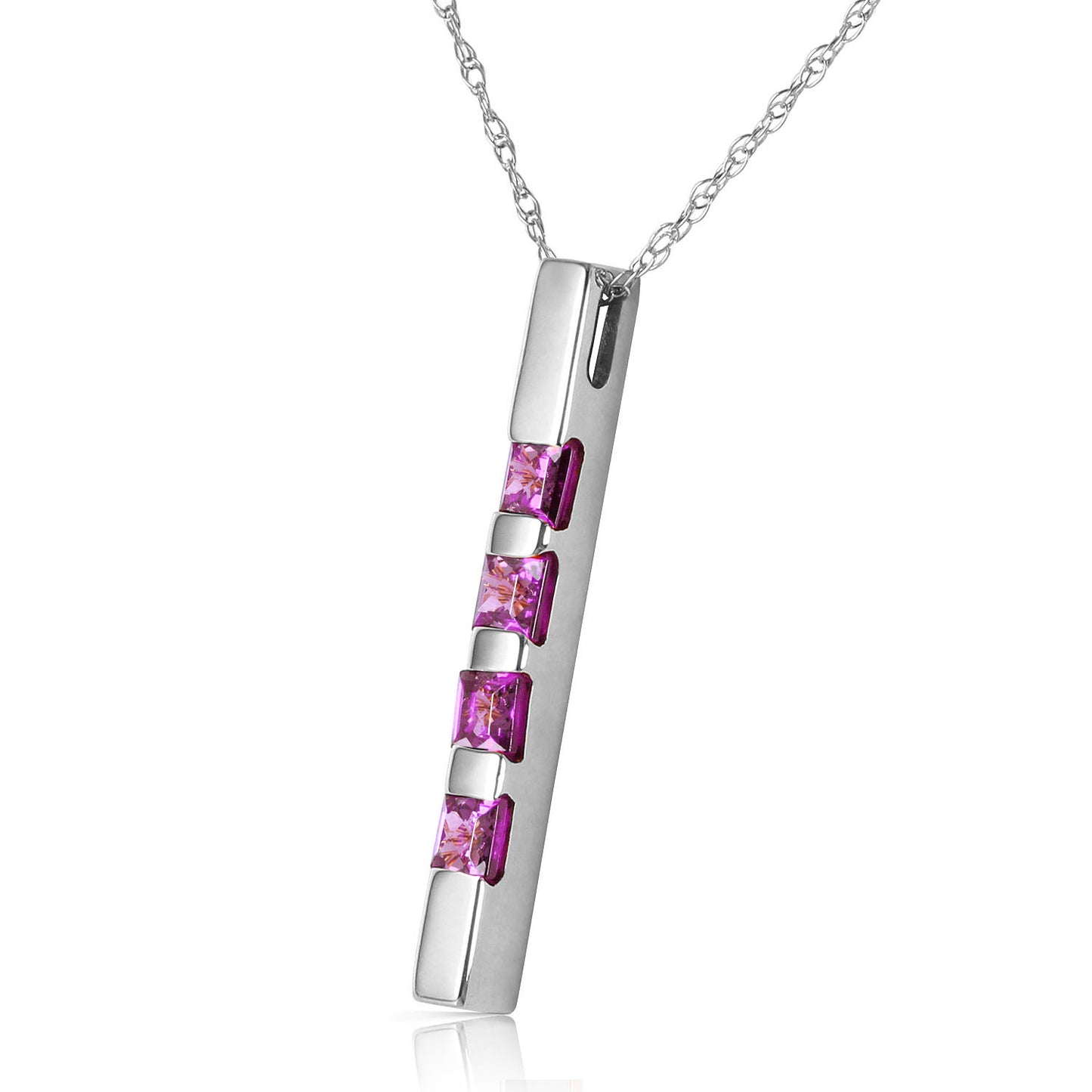 Gemline Gleam Amethyst Necklace