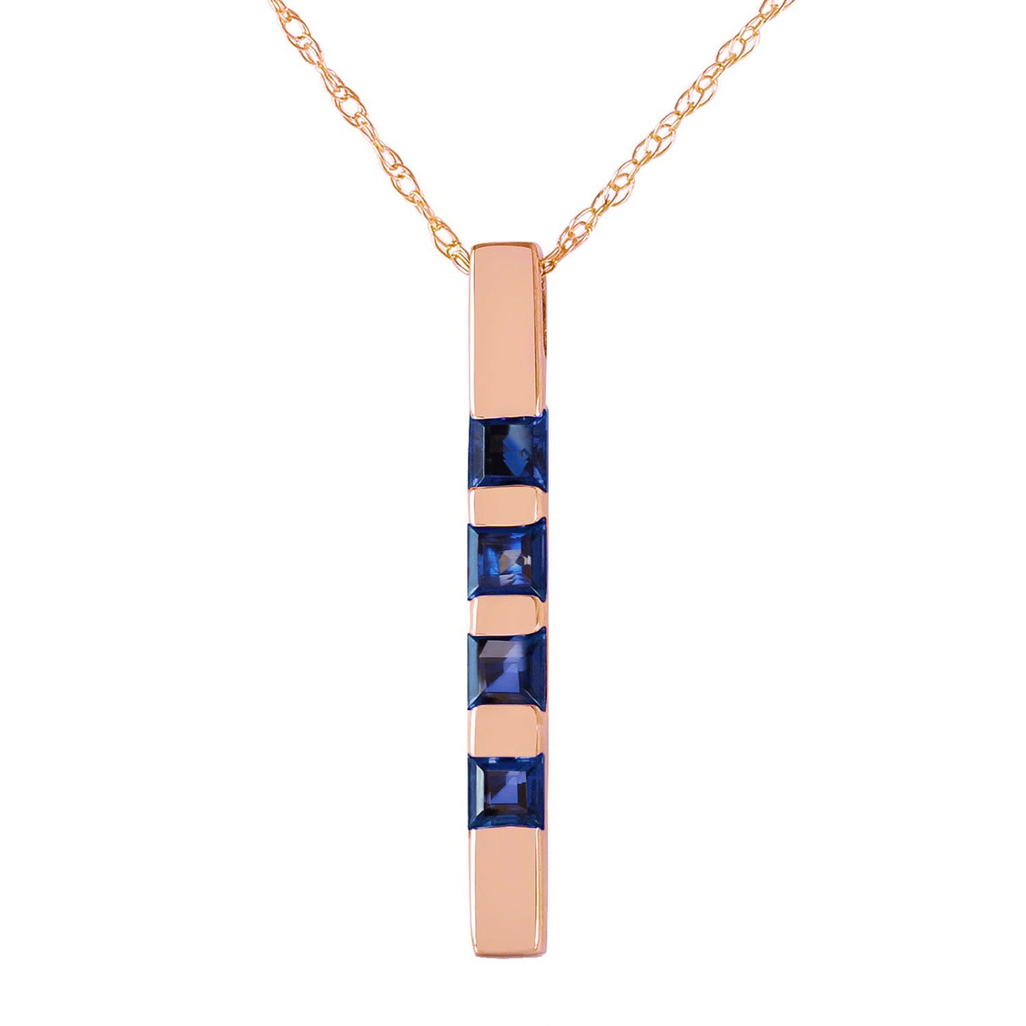 Gemline Gleam Sapphire Necklace