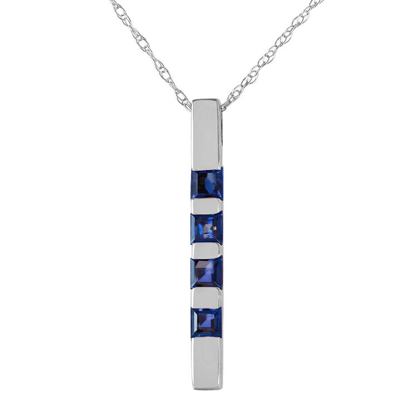 Gemline Gleam Sapphire Necklace