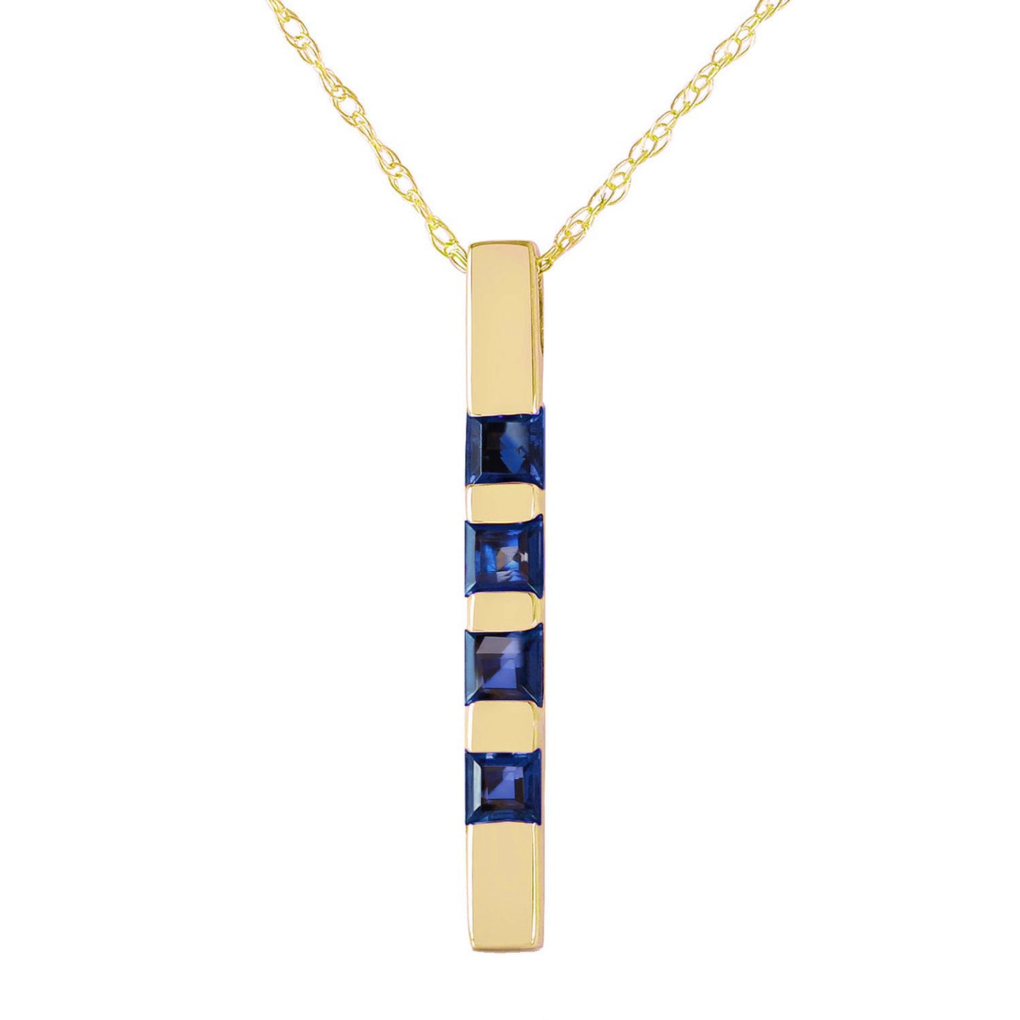 Gemline Gleam Sapphire Necklace