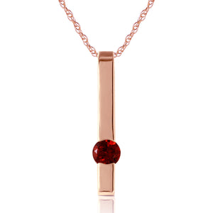 Sunset Glow Garnet Necklace