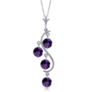 Radiant Drops Amethyst Necklace