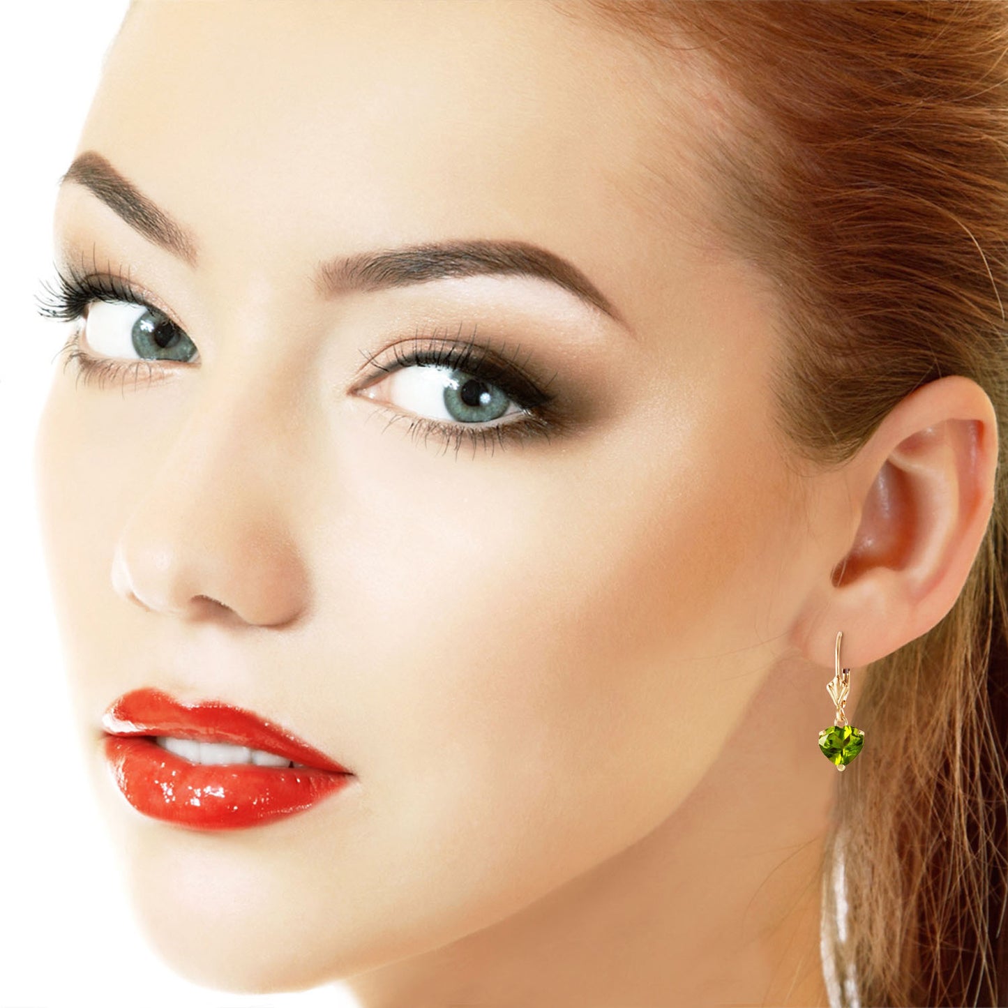 Eternal Love Peridot Leverback Earrings