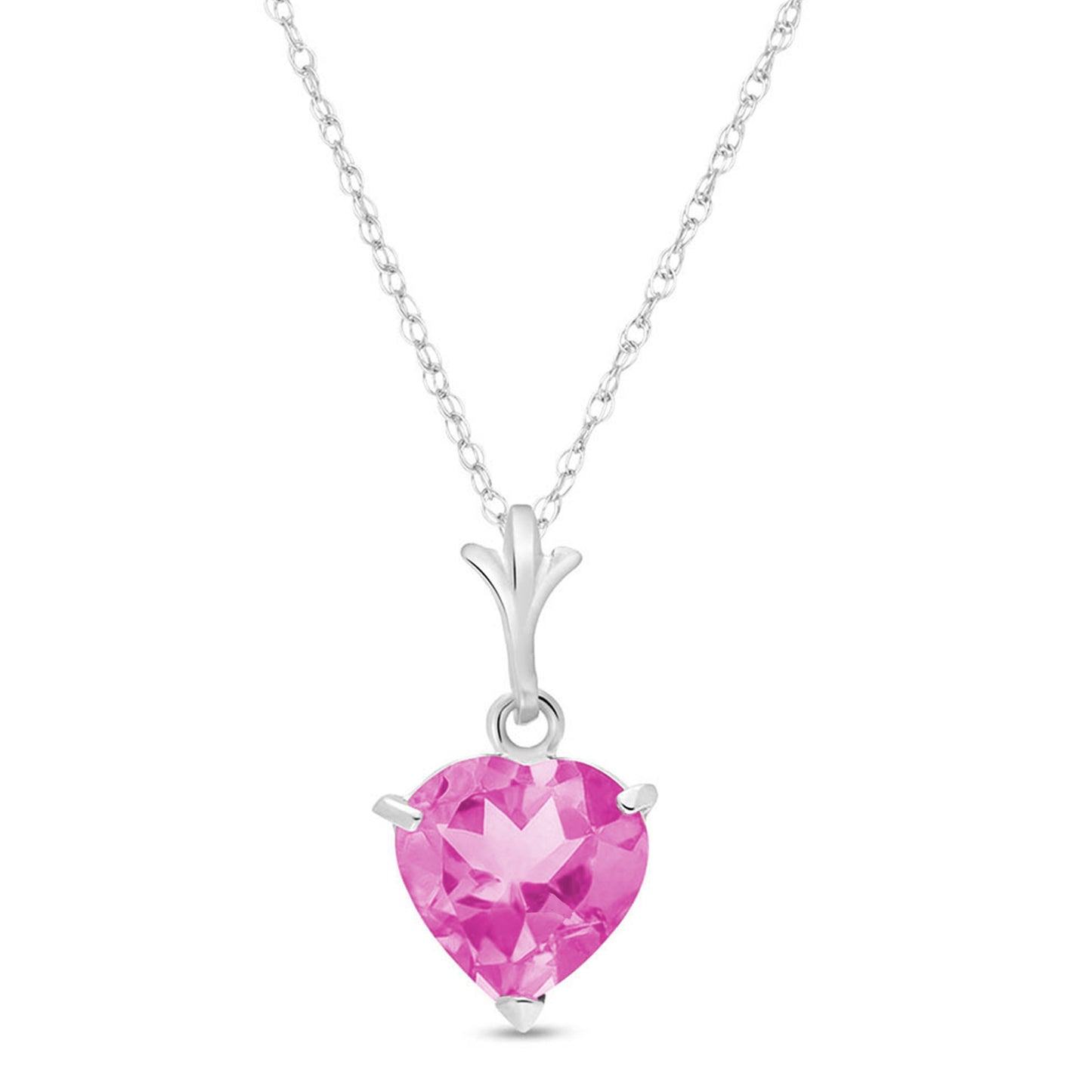 Eternal Love Pink Topaz Necklace