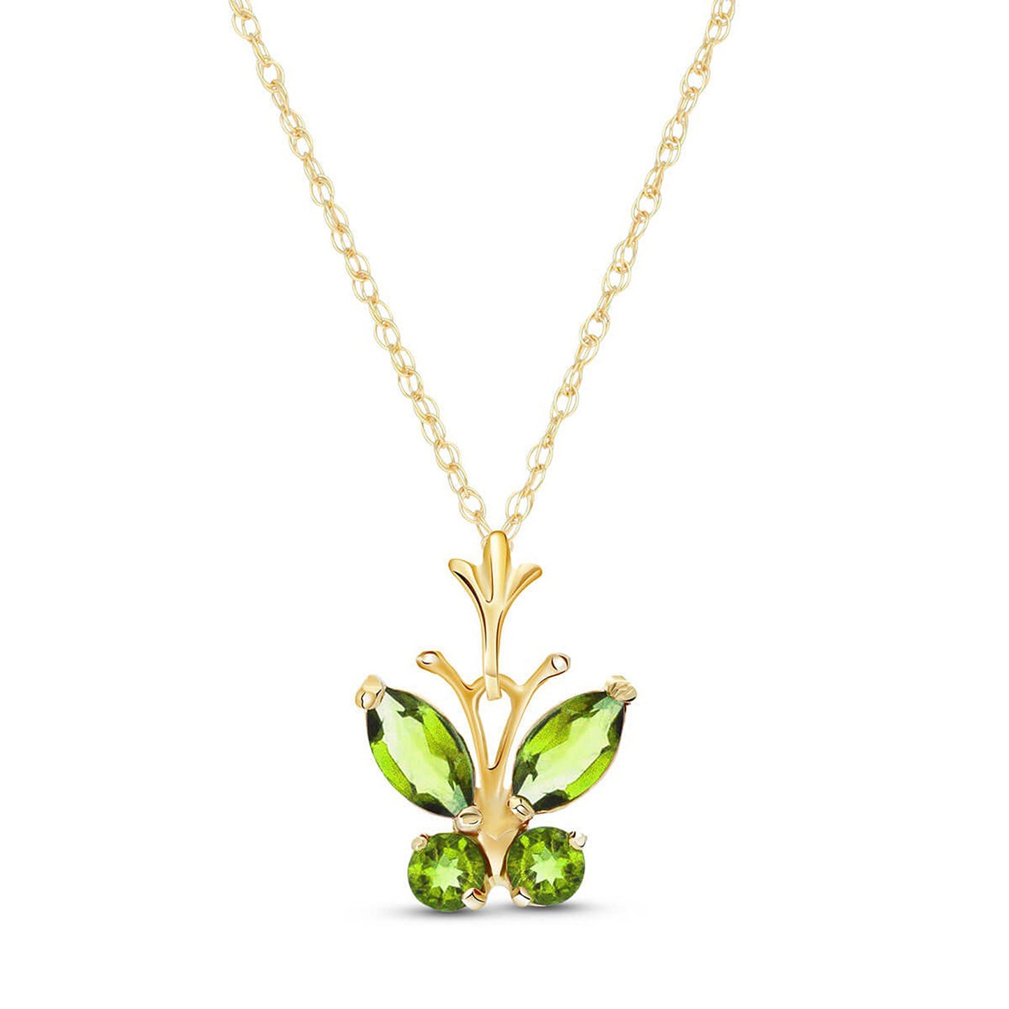 Autumn Breeze Peridot Necklace