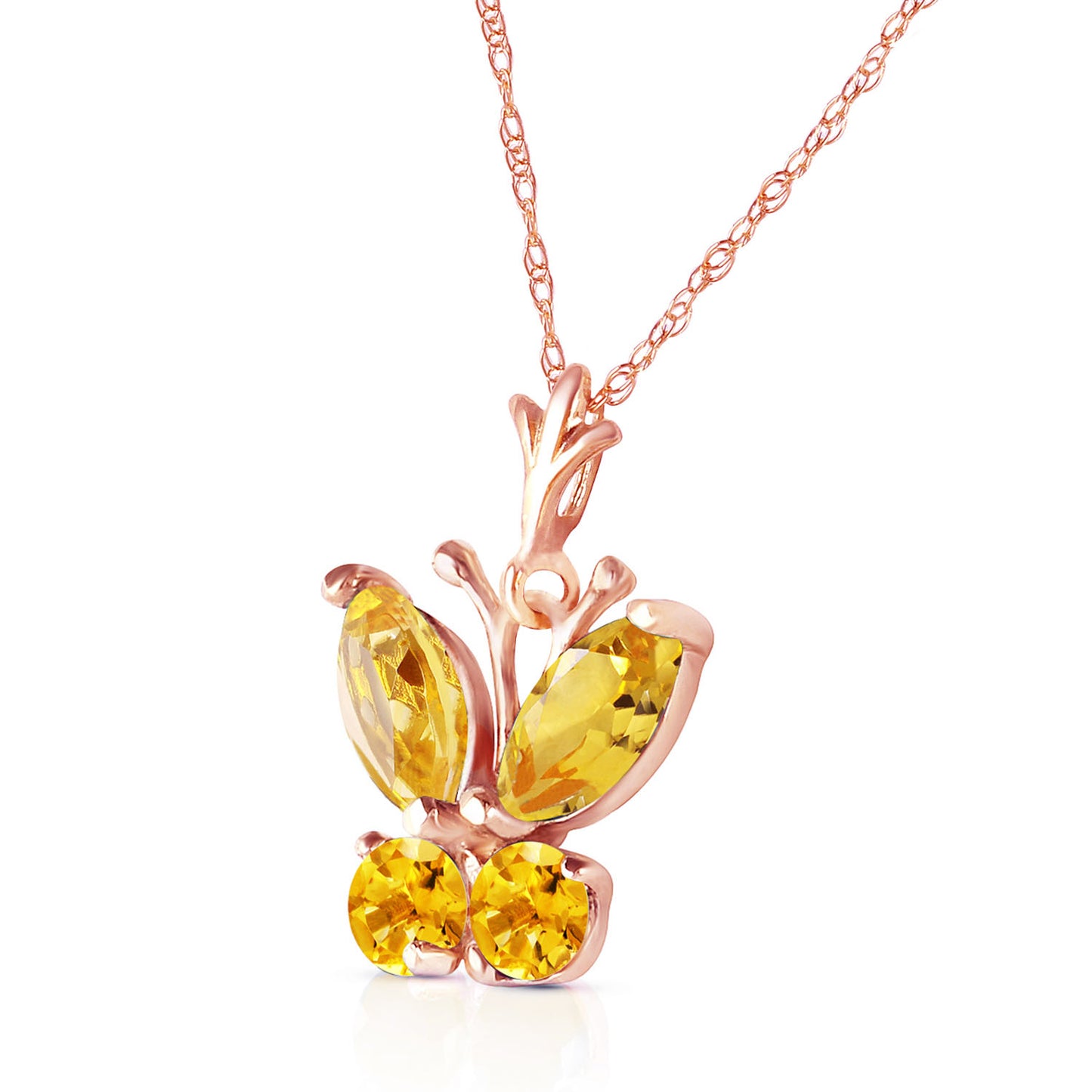 Autumn Breeze Citrine Necklace