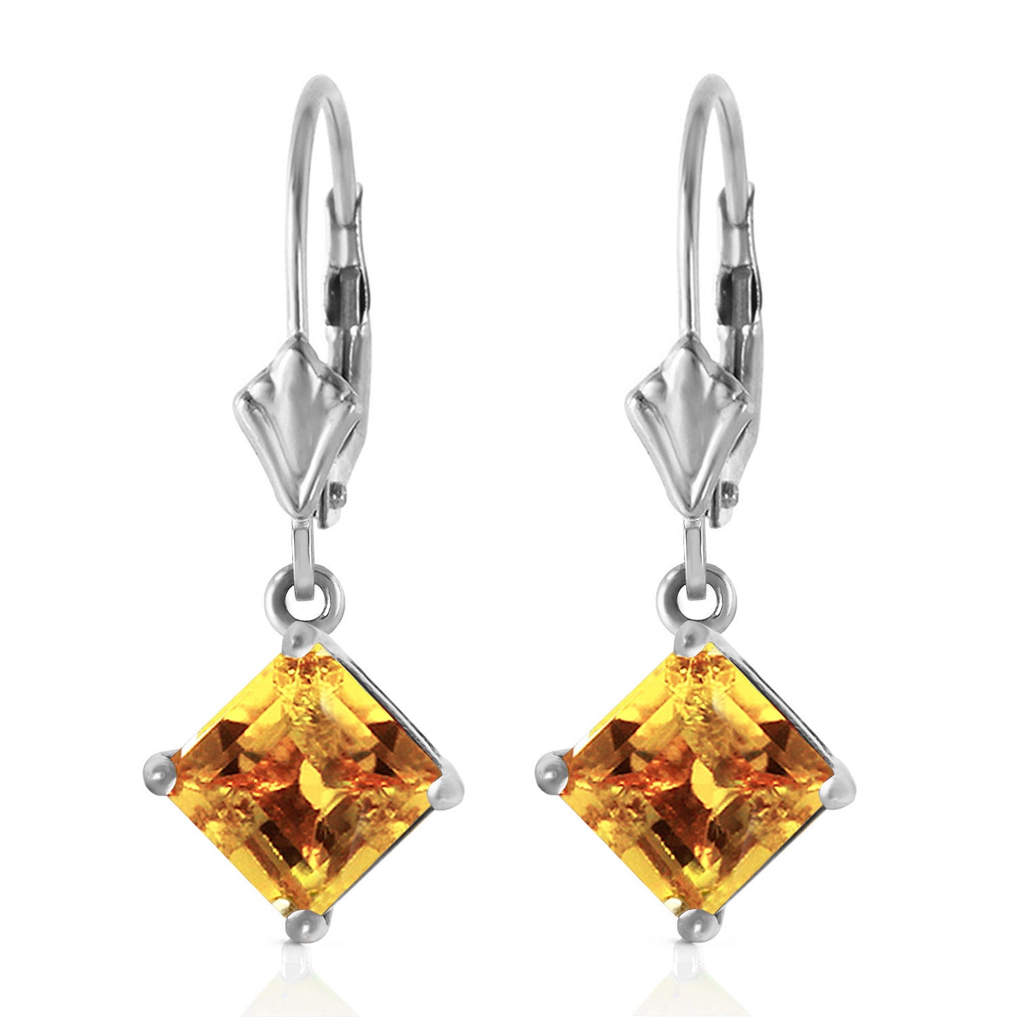 Precious Facade Citrine Earrings