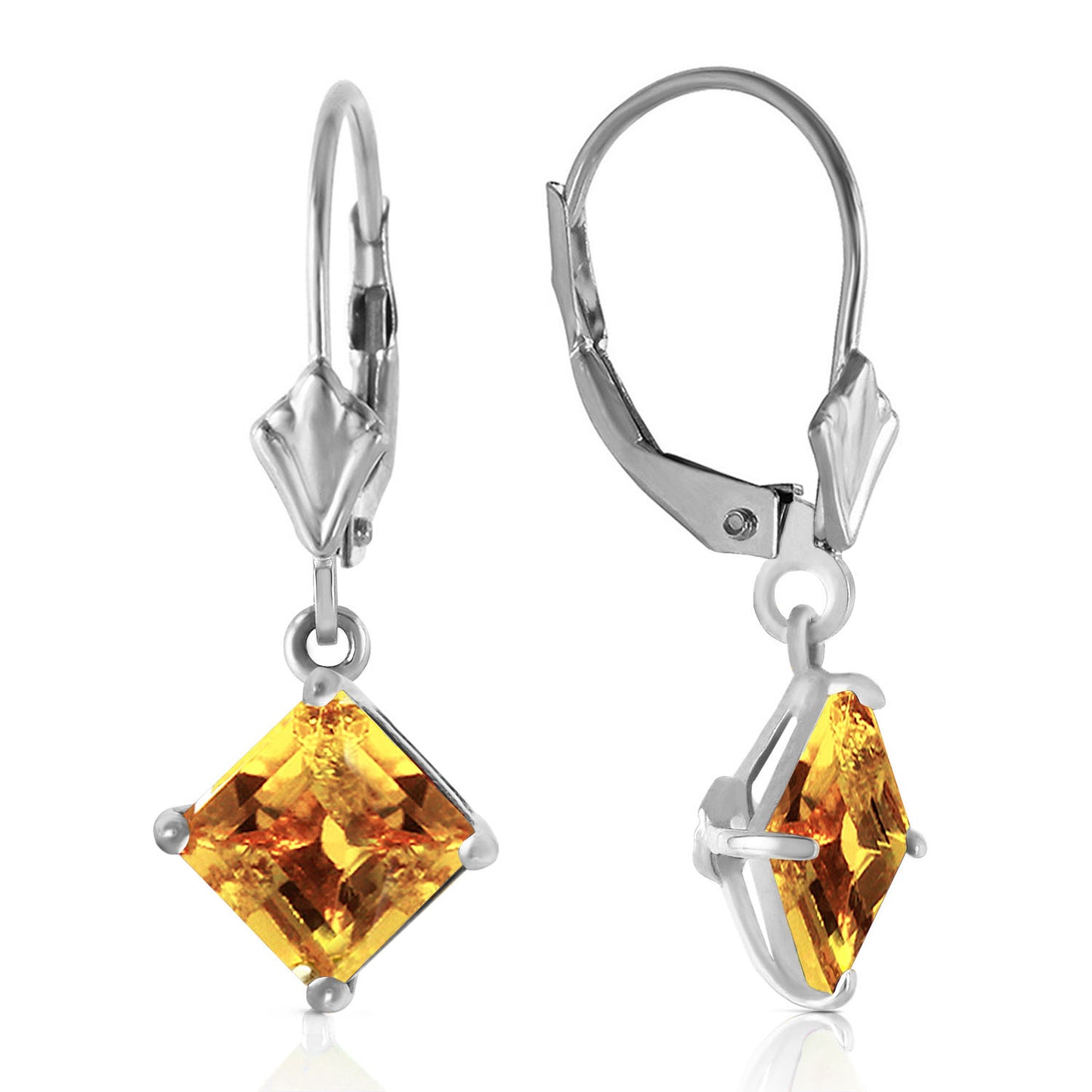 Precious Facade Citrine Earrings