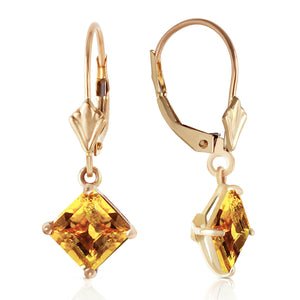 Precious Facade Citrine Earrings