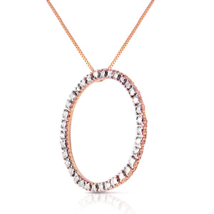 Eternal Circle Diamond Necklace