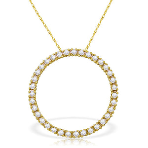 Eternal Circle Diamond Necklace
