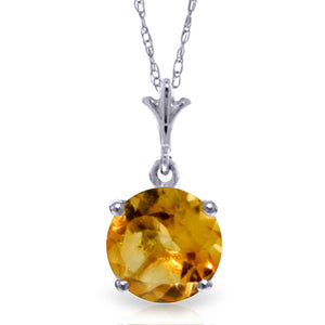 Solo Sphere Citrine Necklace