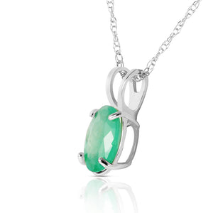 Tranquil Moon Emerald Necklace