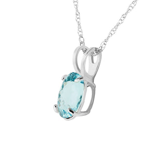 Tranquil Moon Aquamarine Necklace