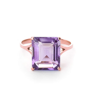 Essential Facet Amethyst Ring