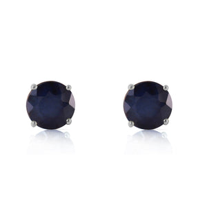 Subtle Sparkle Sapphire Earrings