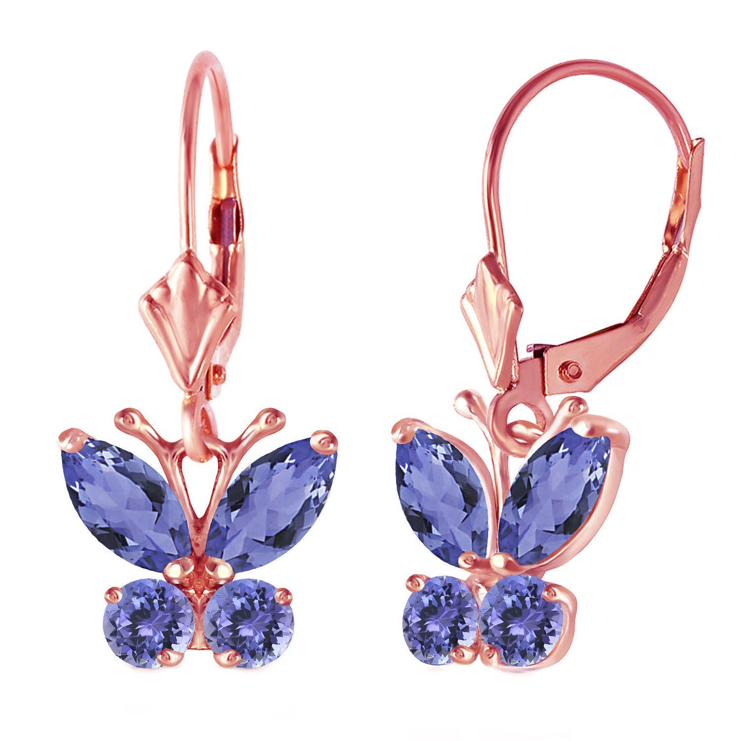 Autumn Breeze Tanzanite Earrings