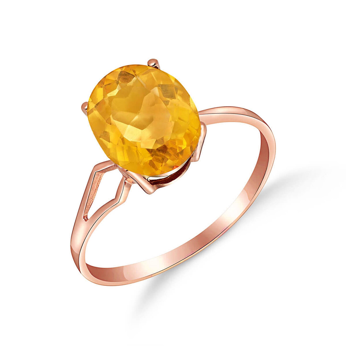 Gleaming Glow Citrine Ring