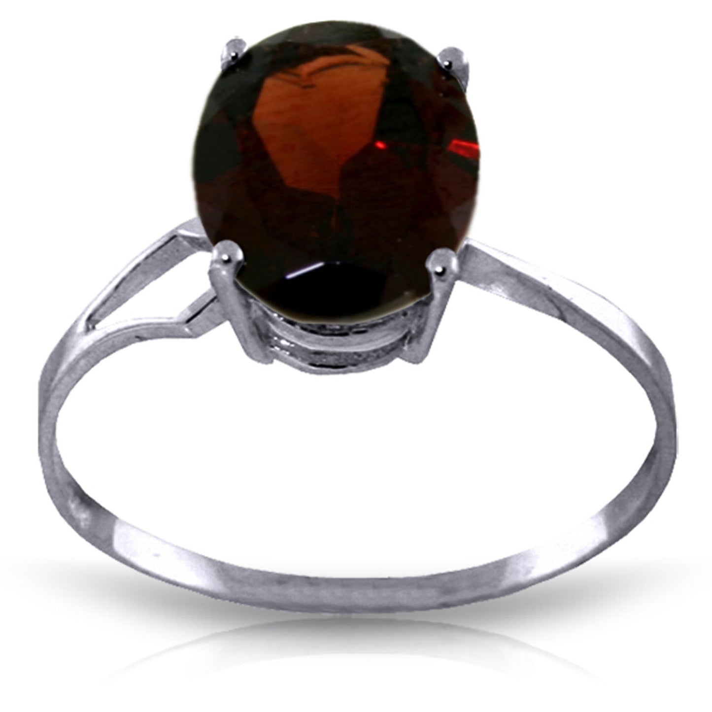 Gleaming Glow Garnet Ring